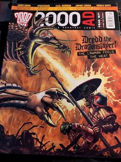 2000 AD Featuring Judge Dredd Progs 1391, 1562,1604,1605,1607,1609,1612,1614,1671,1673 mix progs running 26 May 2004- 24 Feb 2010 intermittent- IPC Magazines