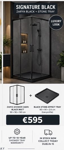 Shower Premium Black