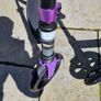 1  Purple _ Crivit big wheel manual town scooter , like new Image 2