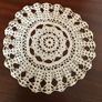 Four Vintage Assorted Crochet Doilies Image 6