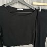 Black Leggings & Top Image 2