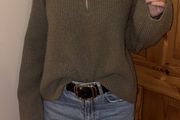 H&amp;M Rib-knit zip-top jumper