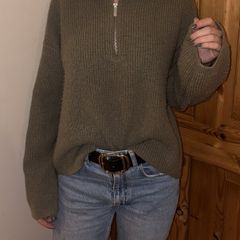 H&M Rib-knit zip-top jumper