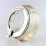 Antique crystal and silver ashtray Image 10