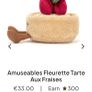 New JELLYCAT Fleurette Tarte Aux Fraises and Collette Tarte Au Citron Pair Image 3