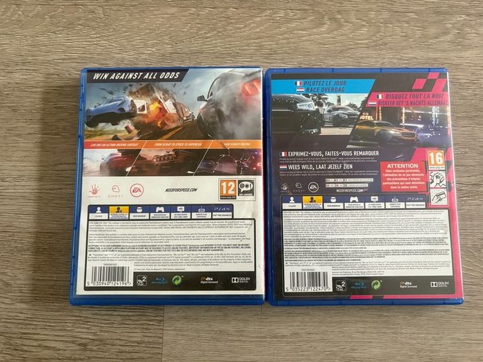 Need for speed Heat & Nfs PayBack Ps4 game bundle