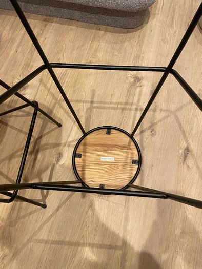 Black Metal BarStool x 2