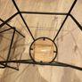 Black Metal BarStool x 2 Image 3