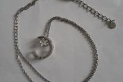 925 - Half Crescent Moon and Star - Pendant