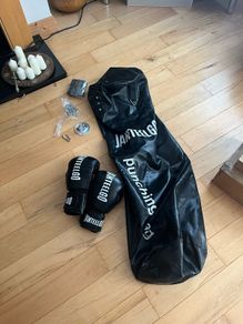 Punching bag and gloves