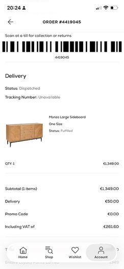 Ercol Monza sideboard