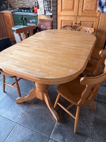 table and chairs