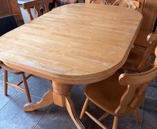 table and chairs