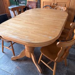 table and chairs