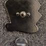 Mad hatter ! , pin back badge. Image 2