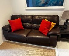 Brown Leather Suite