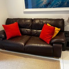Brown Leather Suite