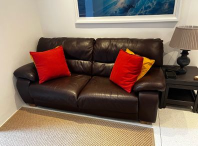 Brown Leather Suite