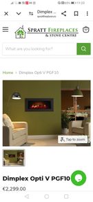 Dimplex Opti-V  electric fire