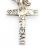 Vintage Sterling Silver Belcher Chain & Cross Pendant Image 3