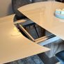 Extendable dining table with 8 chairs Image 5