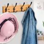 Coat Hooks for Wall - Bamboo Wooden Coat Racks (2 Pack) - Heavy Duty Coat Hooks Wall Mounted - Wall Hanger Wall Hooks and Clothes Hooks (FREE POSTAGE) Image 4