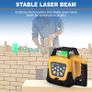 Rotary Laser Level Kit, 360 Degree Automatic Self Leveling Green Beam Horizontal Laser Transit, with Aluminum Tripod & Grade Rod, 500m Image 4
