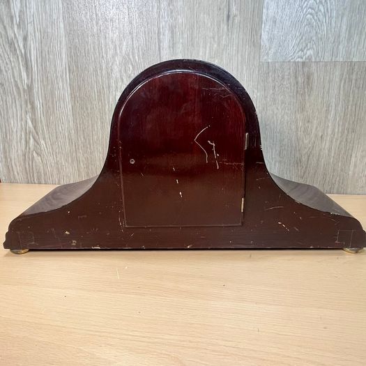 Wooden Napoleon Hat Mantle Clock - Large - Spares or Restoration