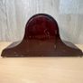 Wooden Napoleon Hat Mantle Clock - Large - Spares or Restoration Image 9