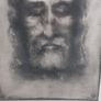 Antique plate print Religious Wall Picture Lord Jesus Christ in its orighinal condition from old church sale in France Image 4