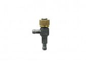 Inline Fuel Tap 6mm pipe ends 10mm thread