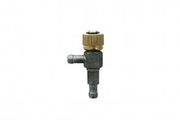 Inline Fuel Tap 6mm pipe ends 10mm thread