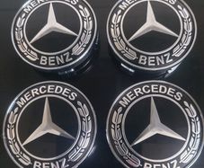 Hard to get (60mm) Mercedes centre caps - FREE POST