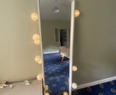 Mirror with light