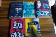 selection of fiction books
