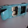 Vintage Burago 1957 Chevolet Corvette Convertible Coupe Baby Blue Image 7