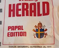 Pope's visit ( ideal birthday paper  )