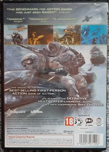 Call of Duty: Modern Warfare 2 (PC DVD 2-Disc Set) Collector's Display Copy