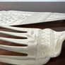 Antique B. Worth & Sons EPNS Fish Serving Knife & Fork Image 6