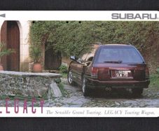 Japan 50 unit Subaru Legacy The Sensible Grand Touring. Legacy Touring Wagon TNT Phonecard
