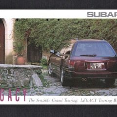 Japan 50 unit Subaru Legacy The Sensible Grand Touring. Legacy Touring Wagon TNT Phonecard