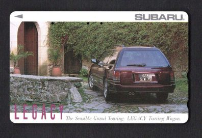 Japan 50 unit Subaru Legacy The Sensible Grand Touring. Legacy Touring Wagon TNT Phonecard