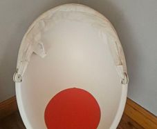 spinning egg chair