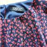 Navy Blouse with hearts  Size 8-12 Image 3