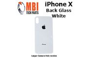 iPhone X 10 Back Glass Replacement Rear Battery Cover with Adhesive White