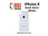main image for ad iPhone X 10 Back Glass Replacement Rear Battery Cover with Adhesive White