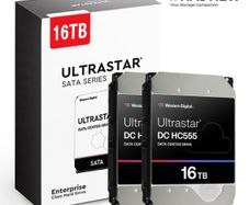 WD Ultrastar DC HC555 32TB (2 x 16TB) Hard Drive 3.5" 512MB Sata 7200 Rpm