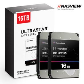 WD Ultrastar DC HC555 32TB (2 x 16TB) Hard Drive 3.5" 512MB Sata 7200 Rpm