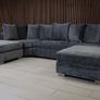 Easton Scatterback U Shape Fabric Sofa Image 2