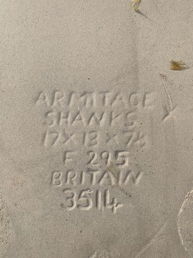 Original Armitage Shanks Ceramic Sink.